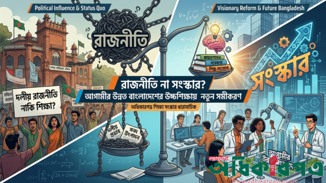 রাজনীতি না সংস্কার? আগামীর উন্নত বাংলাদেশের উচ্চশিক্ষায় নতুন সমীকরণ
